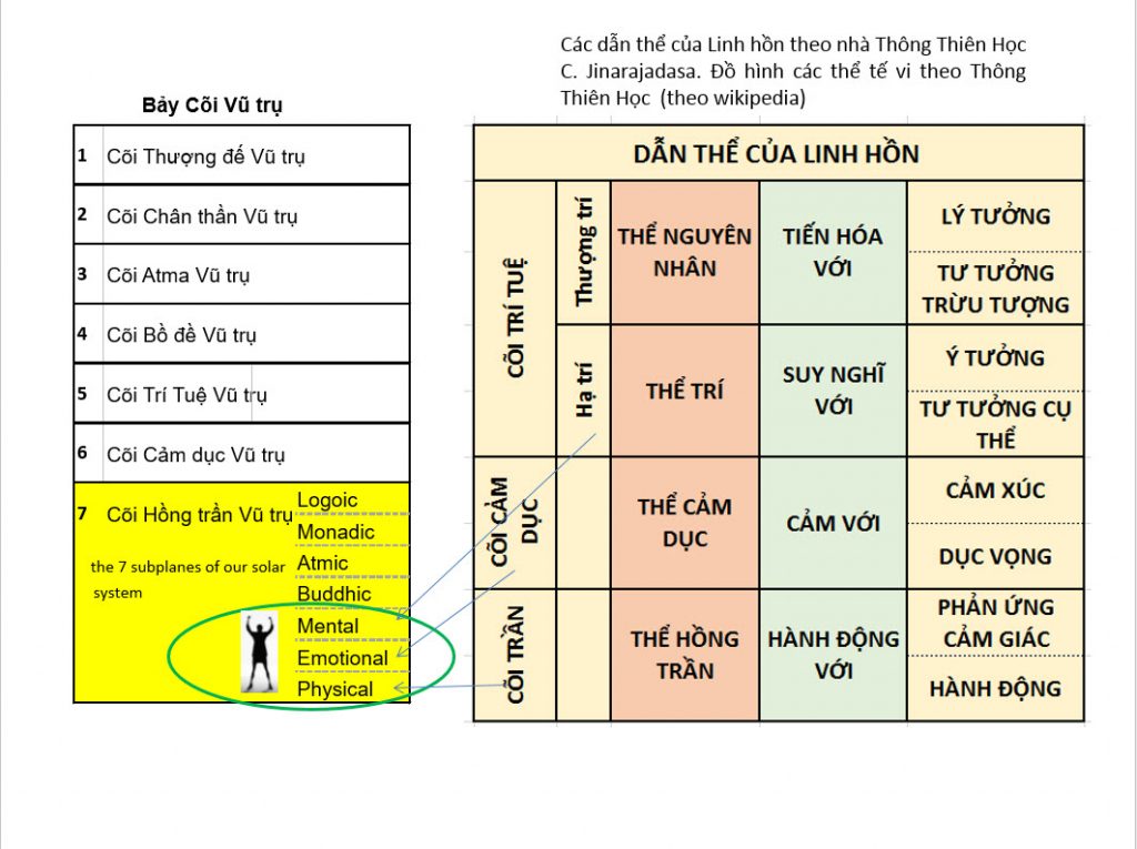 Bảy cõi vũ trụ và Cõi Hồng trần vũ trụ